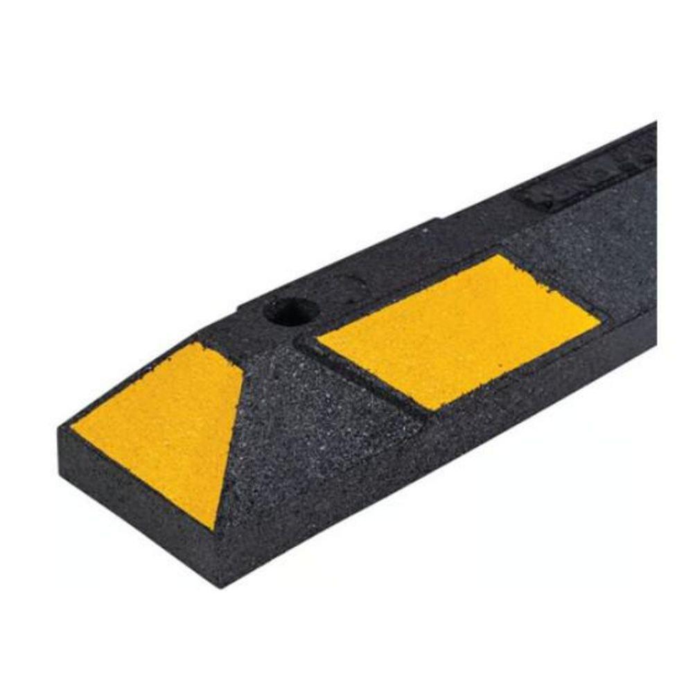 6 ft. Black/Yellow Parking Curb Park-It 