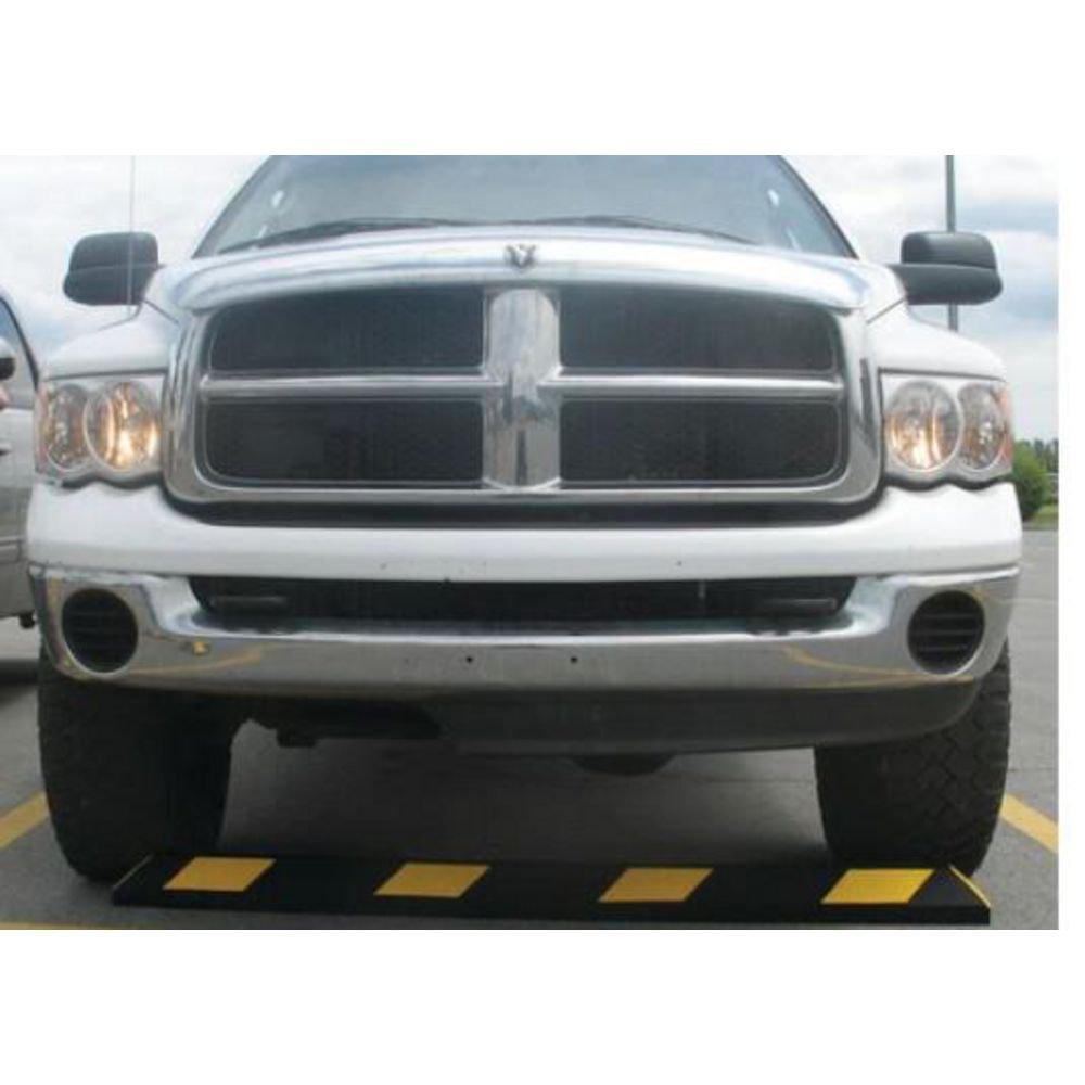 6 ft. Black/Yellow Parking Curb Park-It 