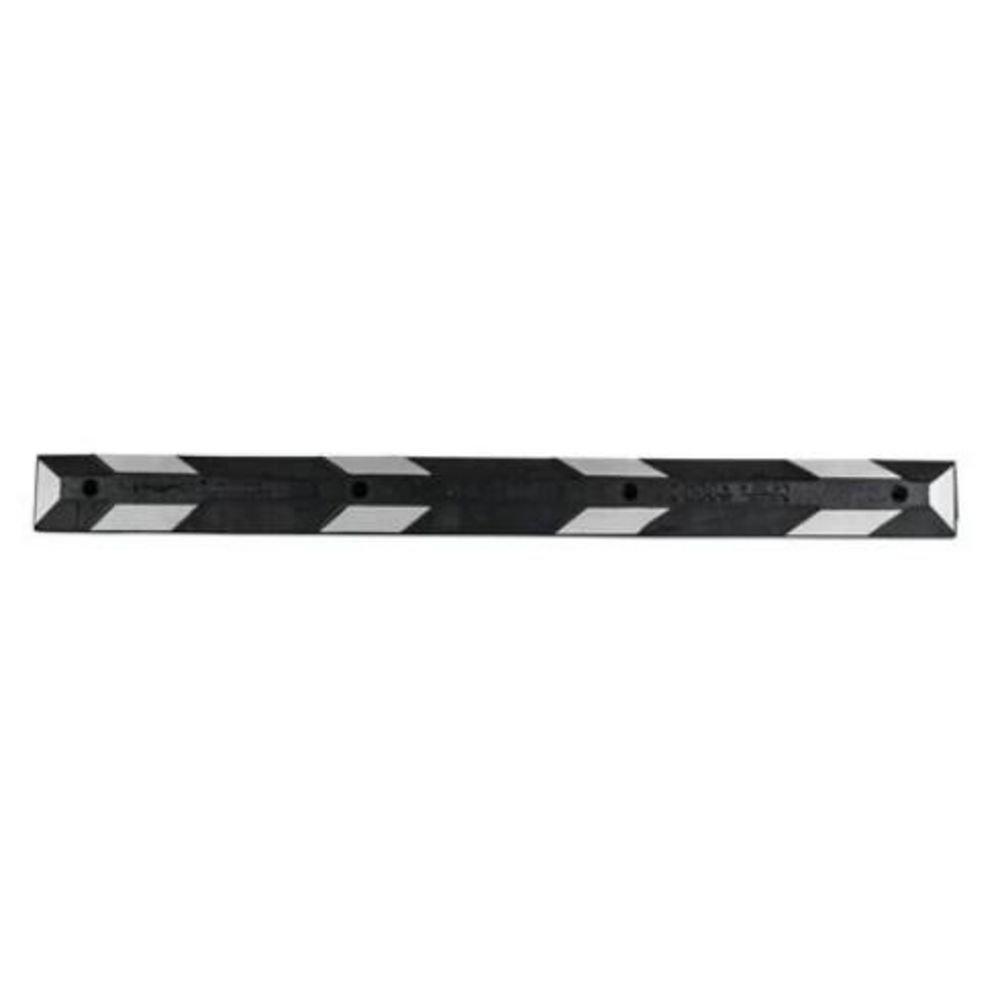 6 ft. Black/White Parking Curb Park-It 