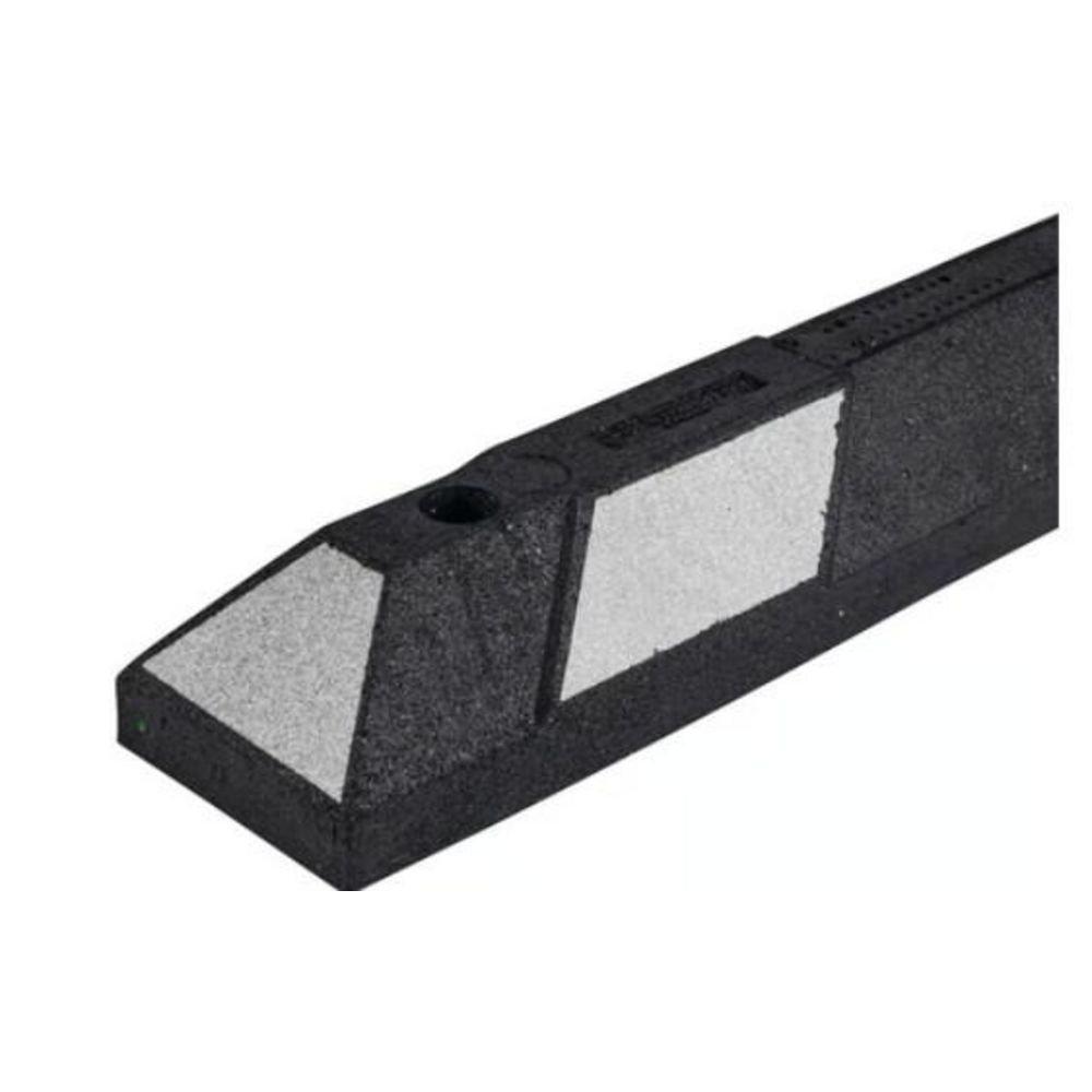 6 ft. Black/White Parking Curb Park-It 
