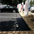 6 ft. Black/White Parking Curb Park-It 
