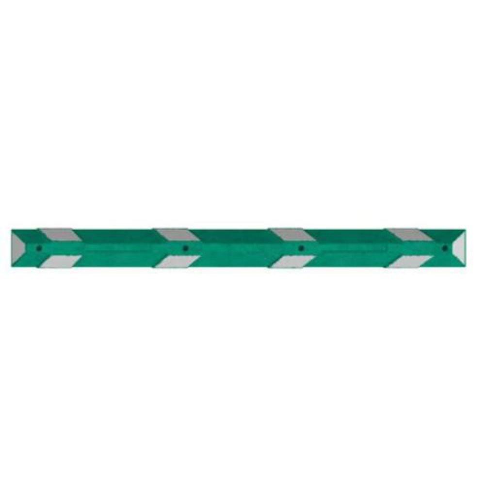 6 ft. Green/White Parking Curb Park-It 