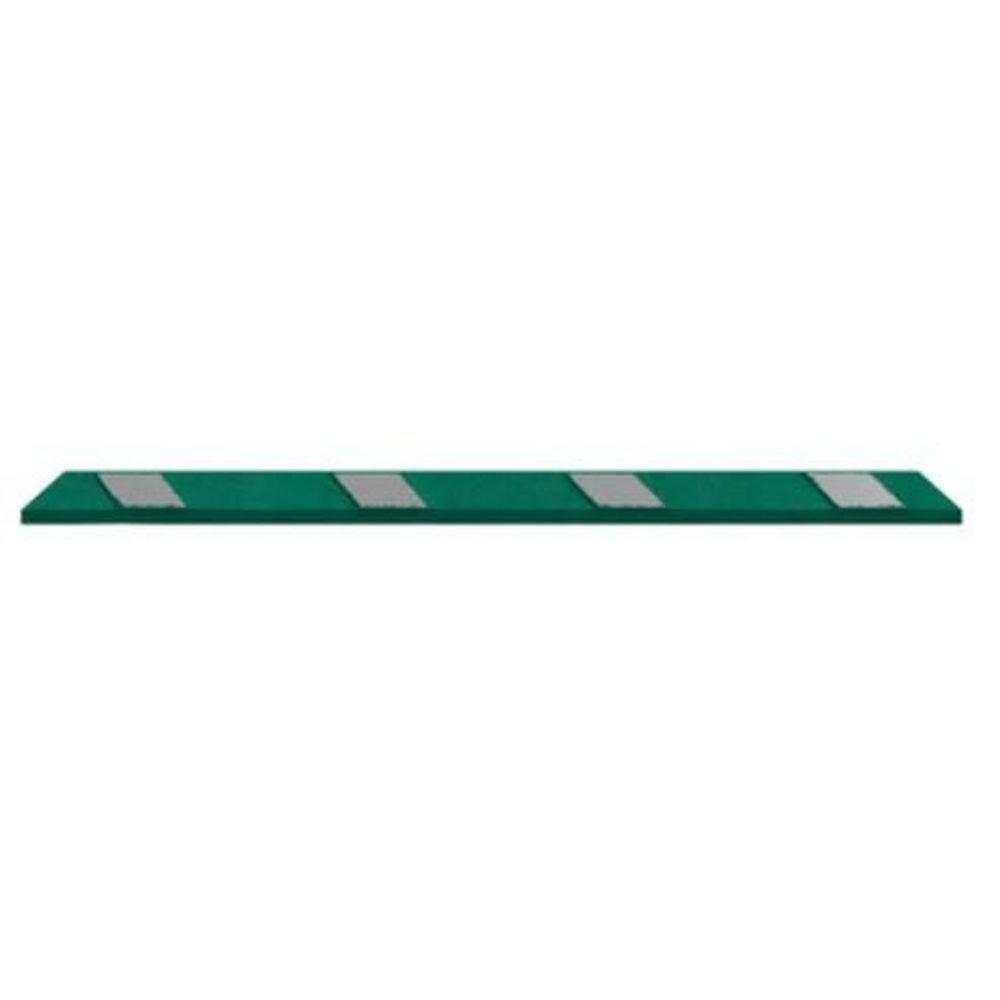 6 ft. Green/White Parking Curb Park-It 