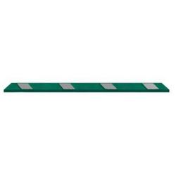 6 ft. Green/White Parking Curb Park-It