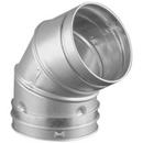 3 in. Aluminum and Galvanized Steel Gas Vent Adjustable Elbow