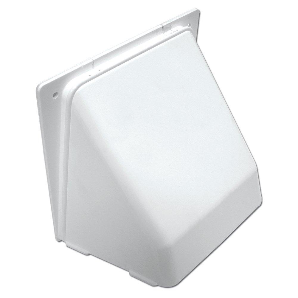 Lambro Industries White 4 in. Dryer Vent Hood 