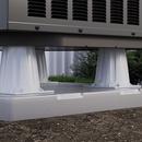 6 in. Heat Pump Riser in Grey 