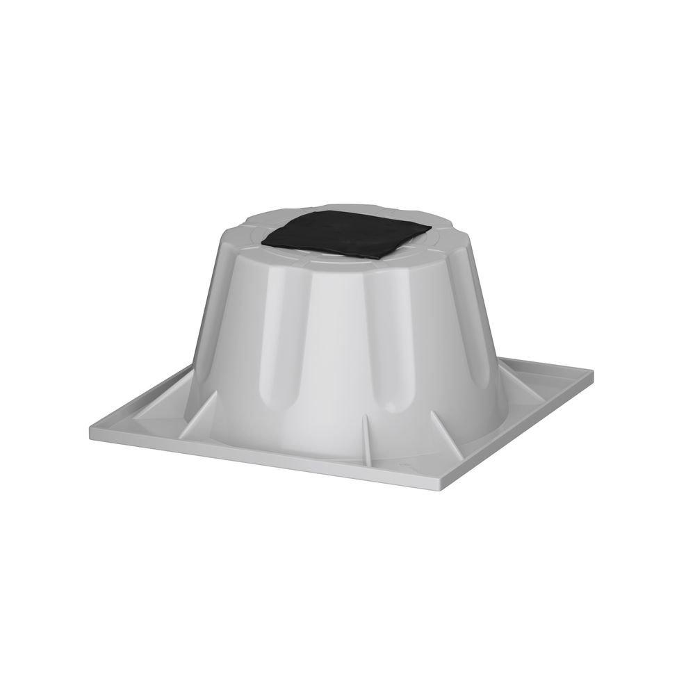 3 in. Heat Pump Riser in Grey 