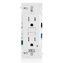 Lever Edge 15A Self Test Tamper-Resistant GFCI in White 