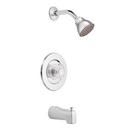 Moen Polished Chrome Single Handle Single Function Bathtub &amp; Shower Faucet (Trim Only) 