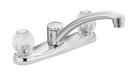 Moen Chrome Plated Two Handle Kitchen Faucet 