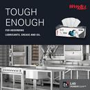 WypAll&reg; White 13 in. Pop-Up Wipes in White 