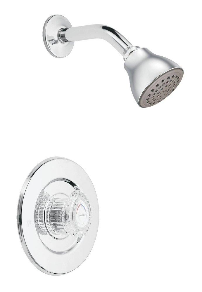 Moen Polished Chrome 2.5 gpm Single Knob Handle Shower Trim Kit 