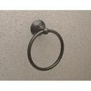 Round Closed Towel Ring in Tuscan Brass