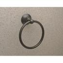 ROHL&reg; Tuscan Brass Round Closed Towel Ring 