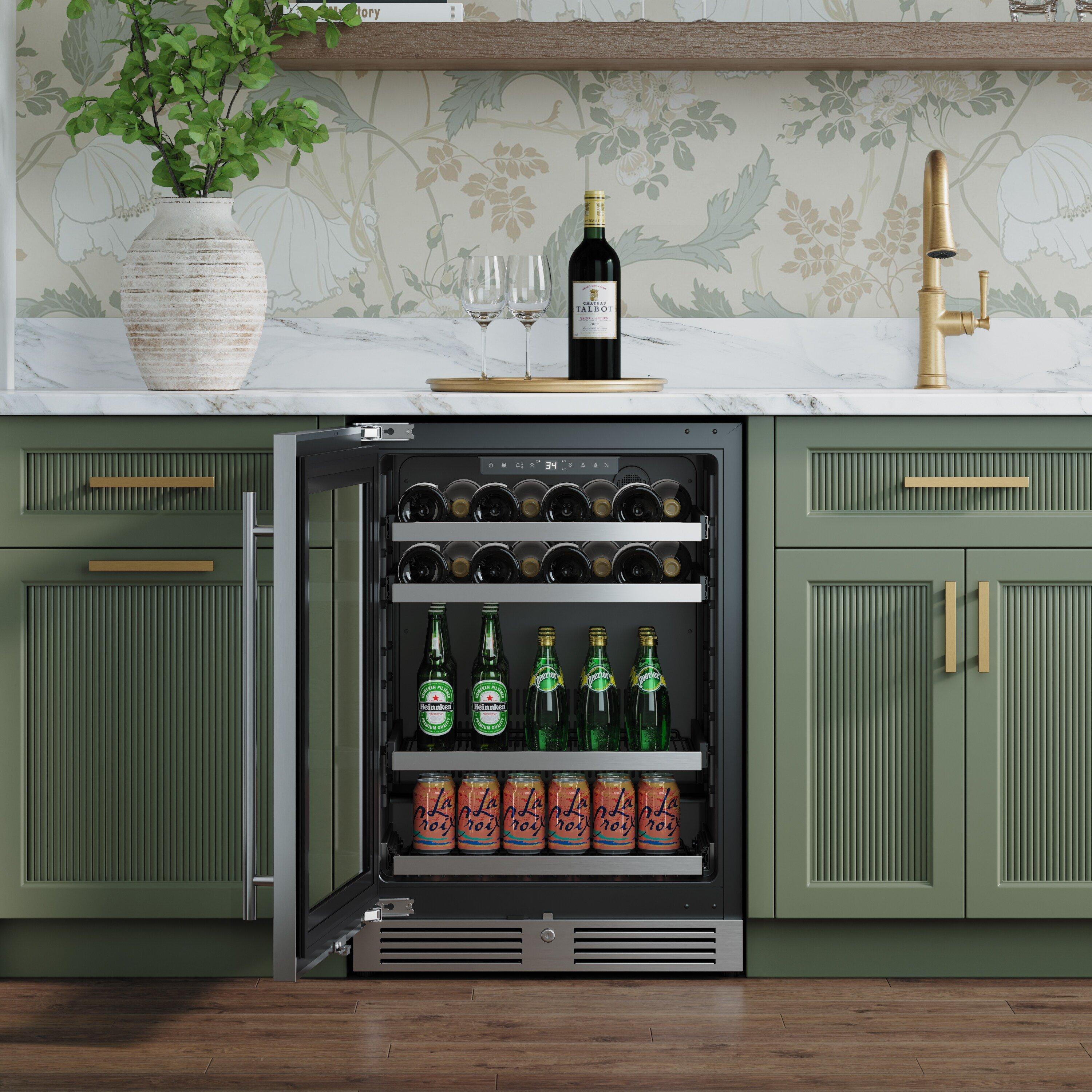 Avallon A2 24 UC Single Zone Wine and Beverage Cooler - Stainless Door 