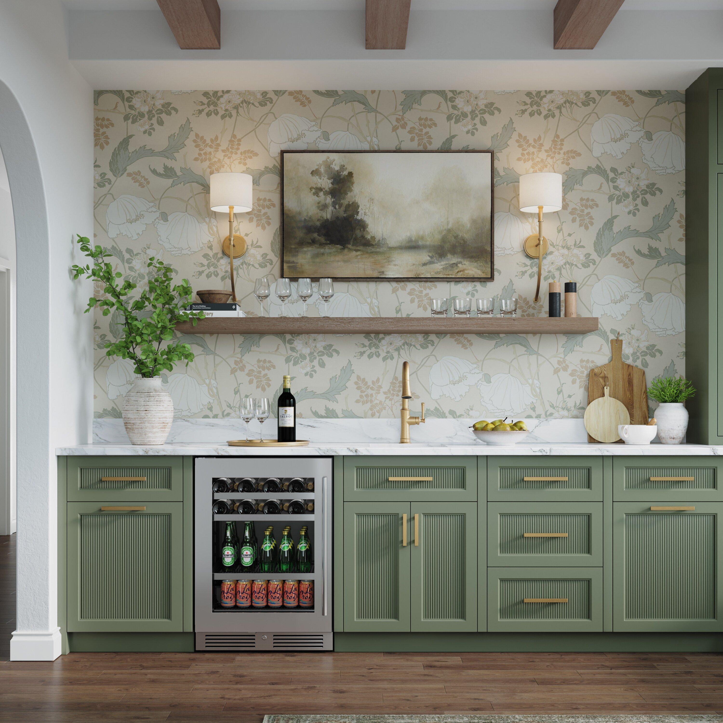 Avallon A2 24 UC Single Zone Wine and Beverage Cooler - Stainless Door 