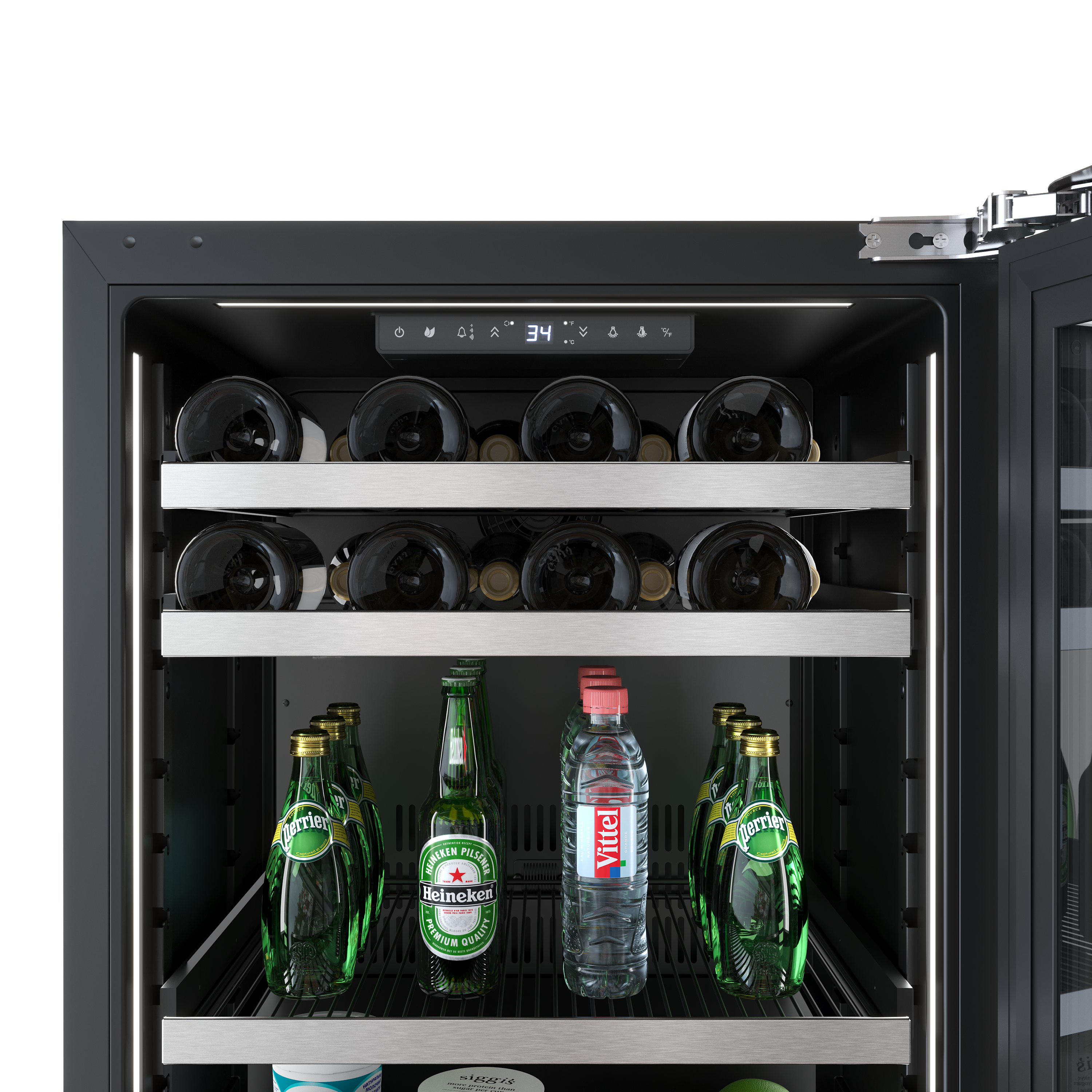Avallon A2 24 UC Single Zone Wine and Beverage Cooler - Stainless Door 