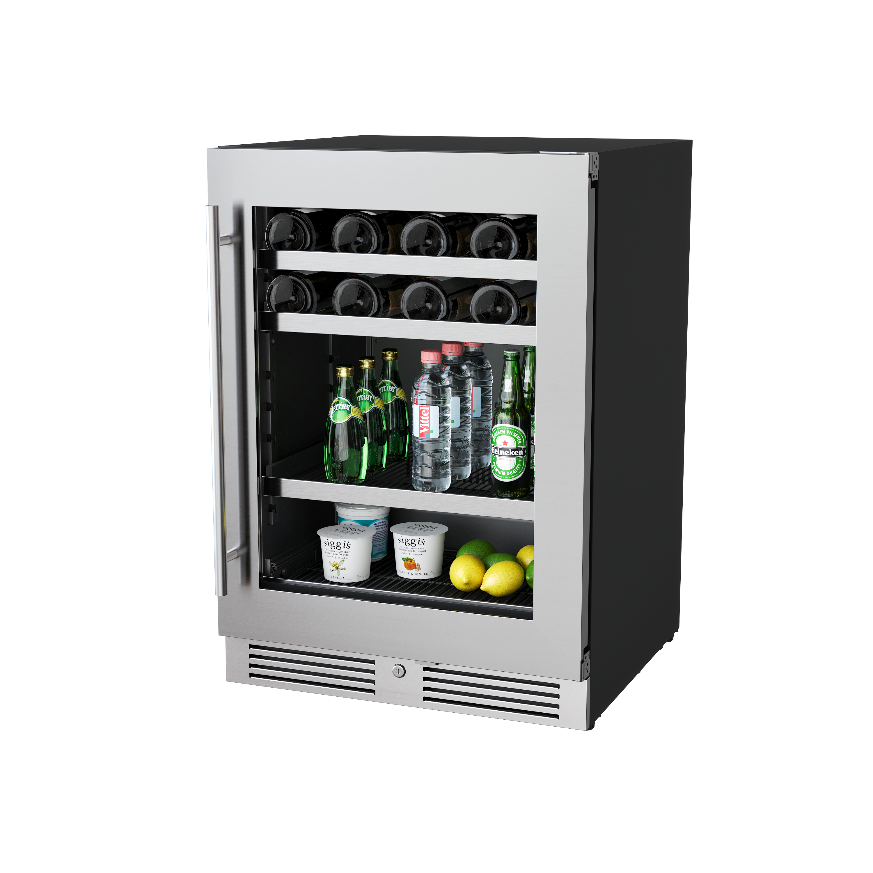 Avallon A2 24 UC Single Zone Wine and Beverage Cooler - Stainless Door 