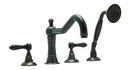 ROHL&reg; Tuscan Brass Two Handle Roman Tub Faucet 