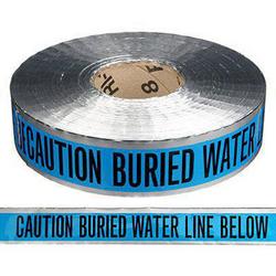 Pipe Marker in Black and Blue