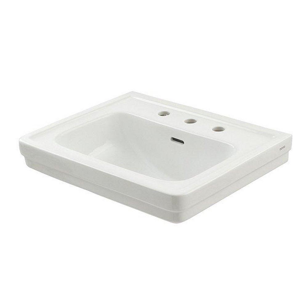 TOTO Cotton Pedestal Bathroom Sink 
