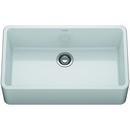 33 in. Farmhouse Fireclay Single Bowl Kitchen Sink in Glossy White 