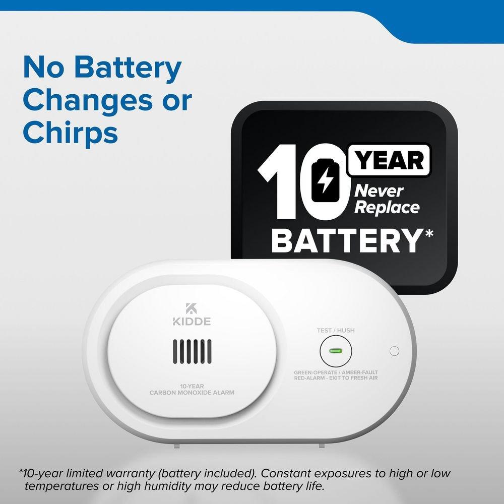 Carbon Monoxide Alarm10-year Battery Powered 