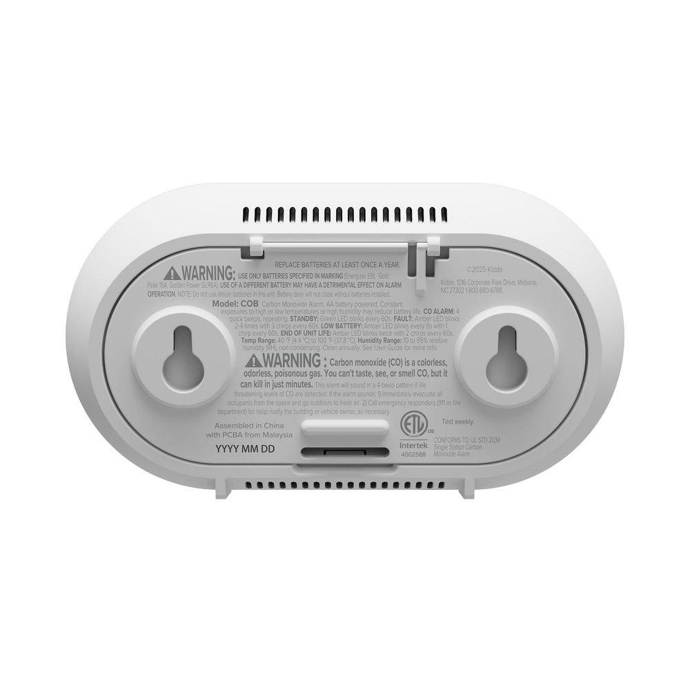 Carbon Monoxide AlarmBattery Powered 