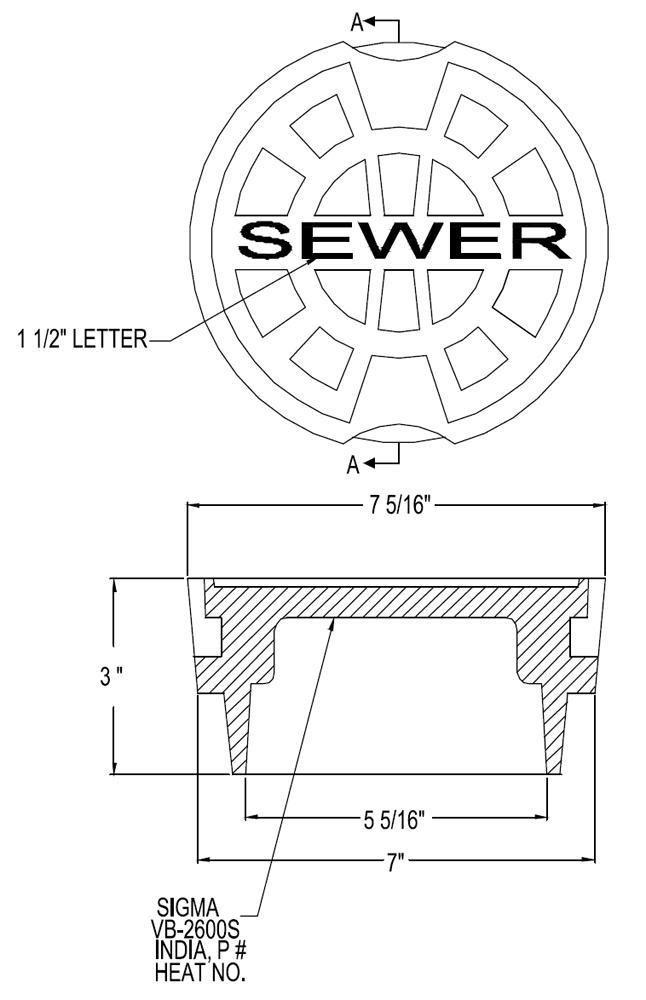 SIGMA Sewer Valve Box with Cover 