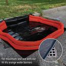 Hi-Vis Water-Activated Flood Barrier, 10 ft., (Pack of 10) 