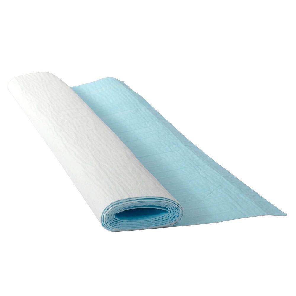 Blue Absorbent Floor Pads, 28 in. x 78 in., (Pack of 25) 