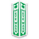 Projection Sign 3D Style EYE WASH Down Arrow 18 x 4 Panel Plastic 