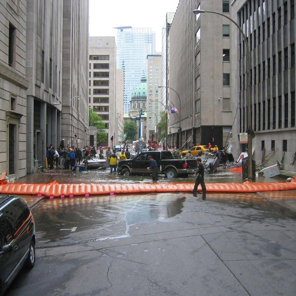 Water Force Self-Rising Portable Flood Barrier, 26.5 in. x 30 ft. 