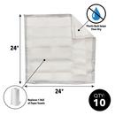 Wall Mount Flood Control Rack Kit with Drip Mats and Water Dams 