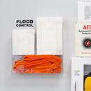 Wall Mount Flood Control Rack Kit with Drip Mats and Water Dams 