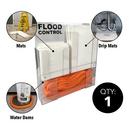 Wall Mount Flood Control Rack Kit with Drip Mats and Water Dams 