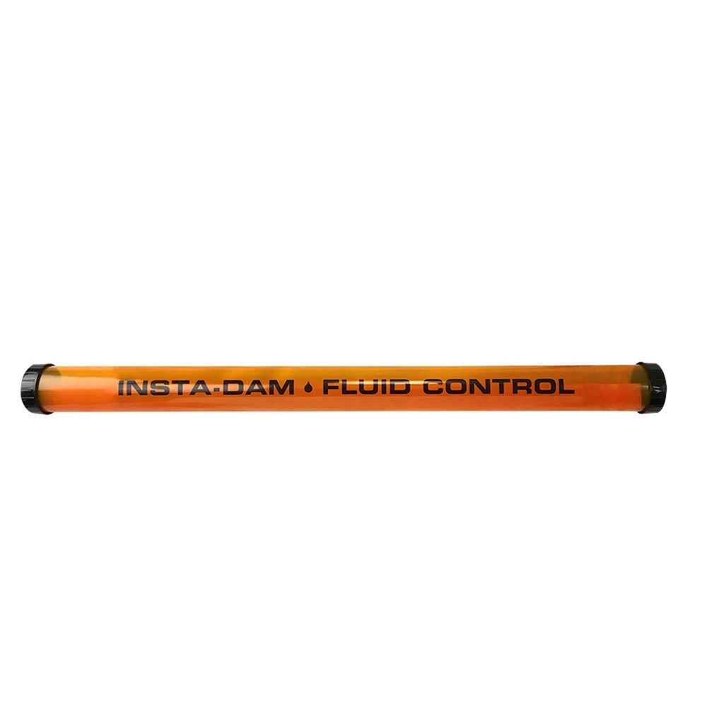 Black Insta-Dam Flexible Water Dam, 2 in. x 2 in. x 4 ft. 