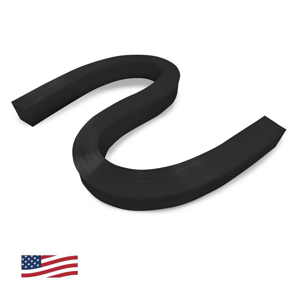 Black Insta-Dam Flexible Water Dam, 2 in. x 2 in. x 4 ft. 