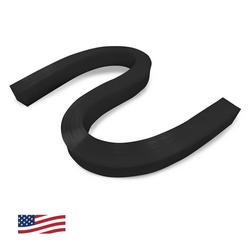 Black Insta-Dam Flexible Water Dam, 2 in. x 2 in. x 4 ft.