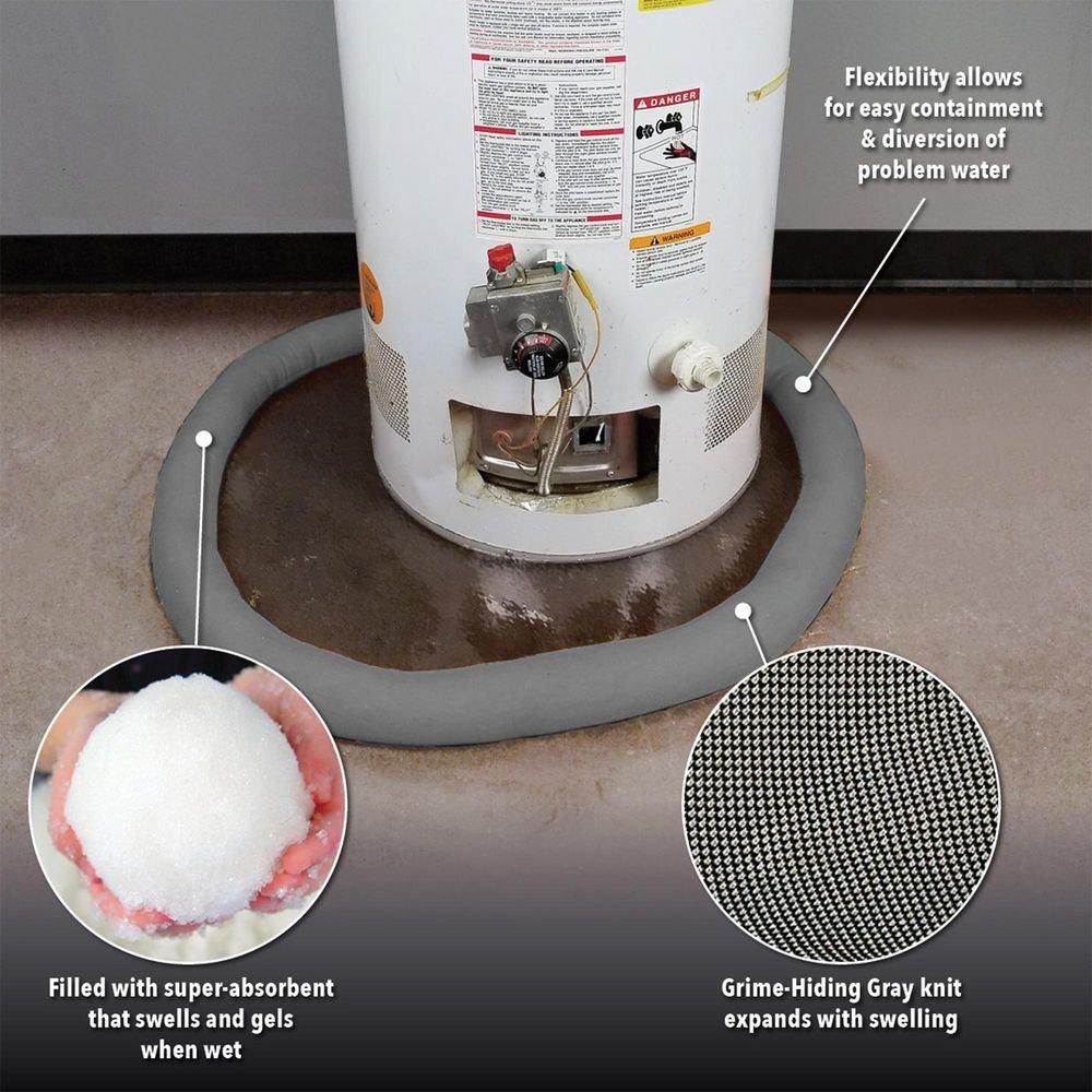 Gray Water Dam for Spill & Leak Control, 2.5 in. x 4 ft., (Pack of 30) 