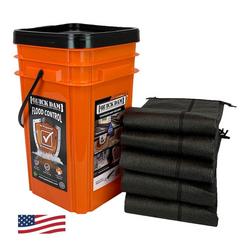 Grab & Go Water-Activated Flood Barrier Kit, (5) 10 ft. Barriers