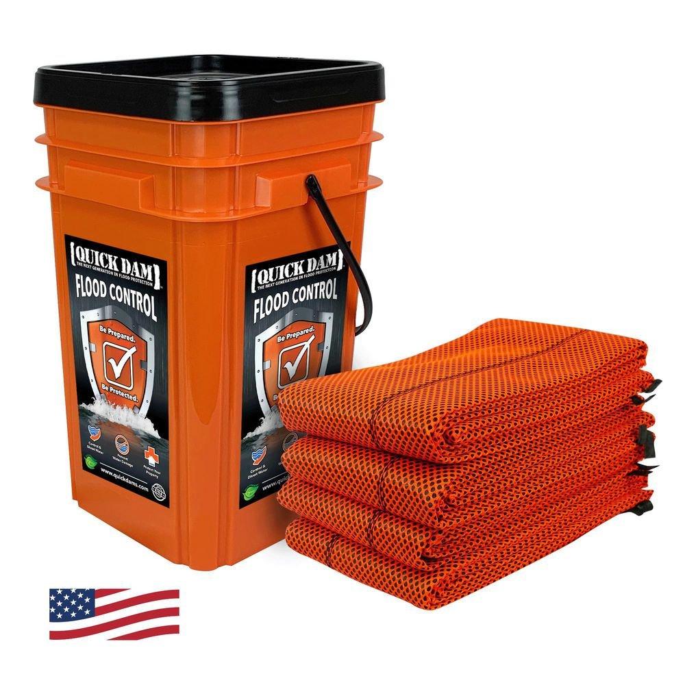 OUTDR GRAB & GO BCKT KIT W/ HI VIS 10FT FLD BARR 4PK 