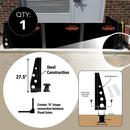 Flood Gate 3-Way Corner Stanchion Kit 