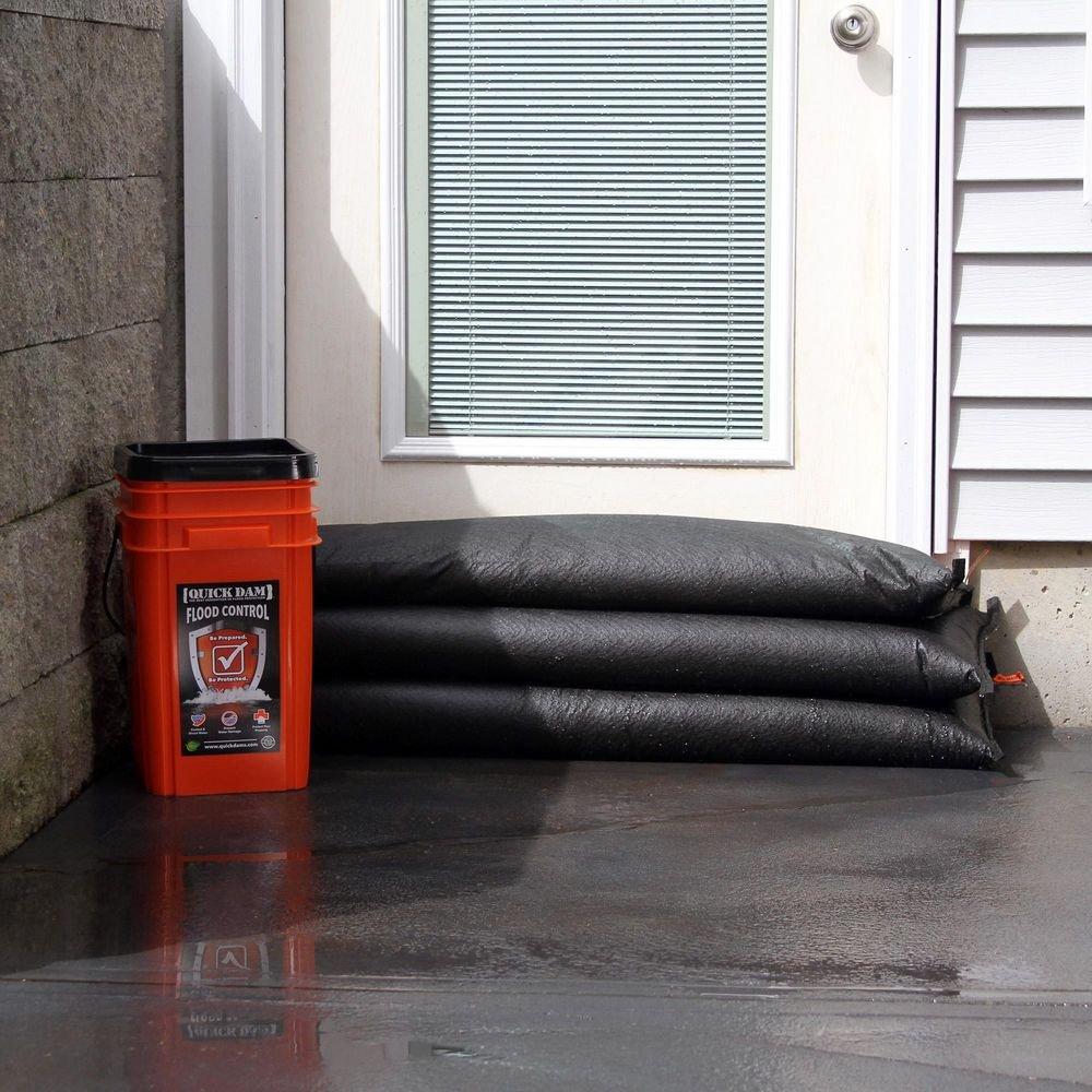 Grab & Go Jumbo Water-Activated Flood Bag Kit, 1 ft. x 4 ft., (Pack of 5) 