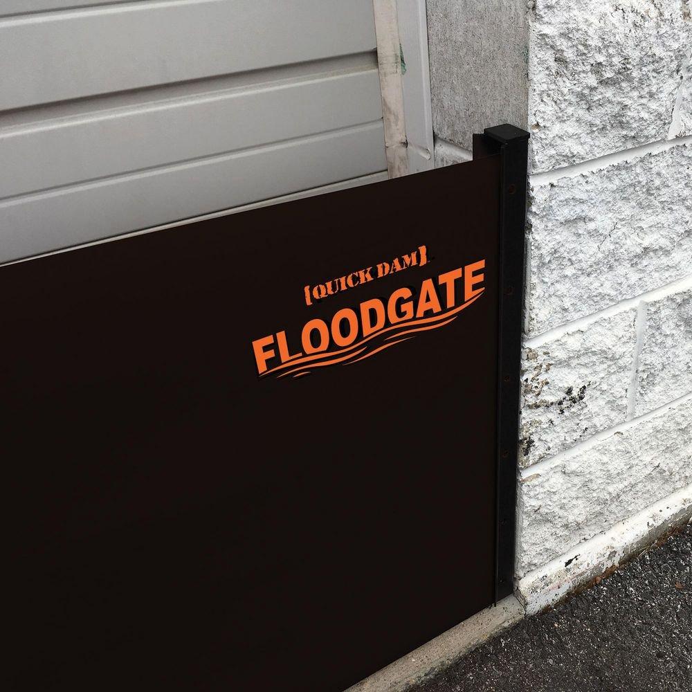 Flood Gate Side Rail Kit for Uneven Openings 