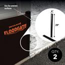 Flood Gate Side Rail Kit for Uneven Openings 
