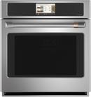 30"W Smart Electric 5 Cu Ft Single Drop Door Wall Oven with Air Fry, Convection, Speakers, and Sabbath Mode in Stainless Steel