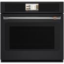 30"W Smart Electric 5 Cu Ft Single Drop Door Wall Oven with Air Fry, Convection, Cook Cam, and Sabbath Mode in Matte Black 