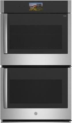 30 W Smart Built In Convection Double Wall Oven with Right Swing Doors in Stainless Steel